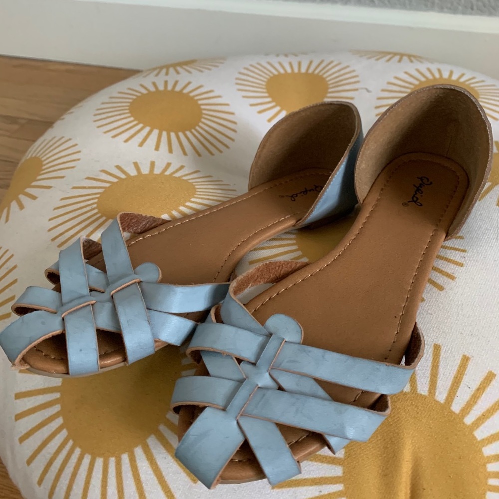 Light Blue Qupid Sandals